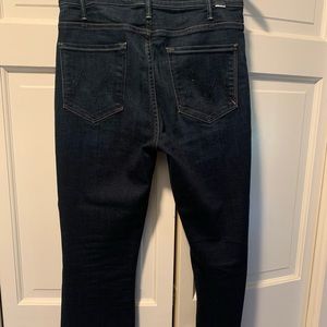 Mother Denim, The Hustler Ankle Fray, Size 31, Color Bombay Lost and Found